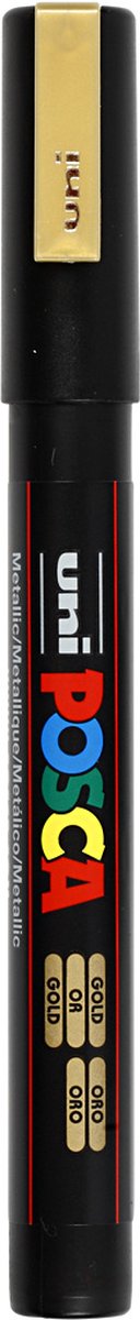 Posca verfstift pc3m f goud