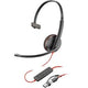 Headset hp 3210 zwart poly blackwire