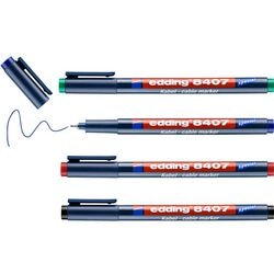 Marker edding 4-8407-4 multikleur e-8407 kabelmarker