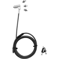 Kabelslot dicota d31700 2 m zilver, zwart