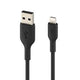 Oplaadkabel belkin caa001bt2mbk zwart apple lightning naar usb-a male