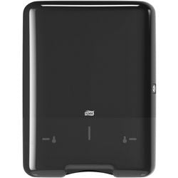 Handdoekdispenser tork 553008 zwart elevation