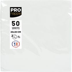Servetten pronappe 2-laags wit 10 x 10 x 9,5 cm