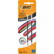 Balpen-navulling bic 4 colours zwart 2 stuks