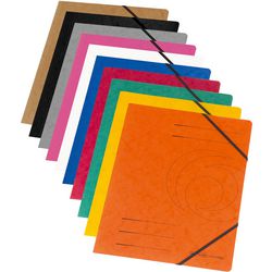 Map herlitz 11166816 kleurenassortiment elastiek pak van 10