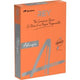Gekleurd papier rey ryada160x412 oranje 160 g m²