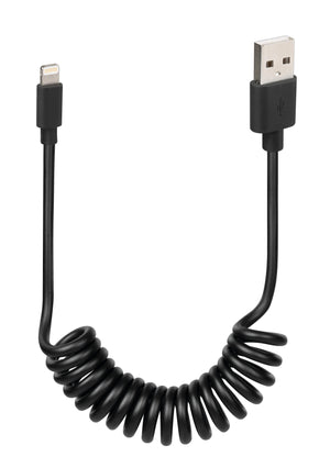 Lampa kabel lampa krulkabel apple 8-pin 1 meter zwart