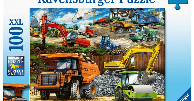 Afbeelding laden in galerijviewer, Ravensburger bouwvoertuigen, 100st. xxl
