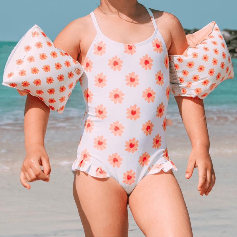 Load image into Gallery viewer, Floral love | meerkleurige zwembandjes 0-2 jaar
