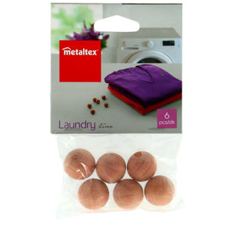 Metaltex motten ballen 6 stuks | 6 stuks