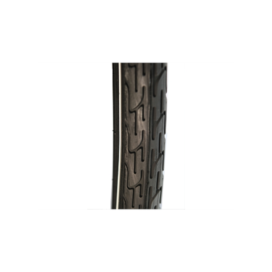 Tire: Deli Color: Black with white line, no reflection Size: 28x1 1/2, 700x38B ETRTO 40-635