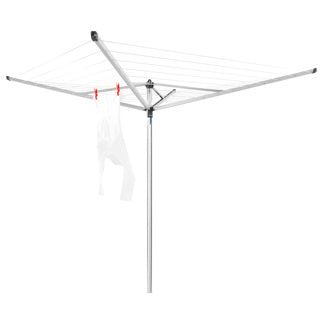 Load image into Gallery viewer, Brabantia topspinner 40m + grondanker - metallic grey
