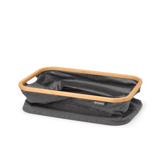 Brabantia wasmand - opvouwbaar - 40 l - pepper black