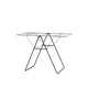 Brabantia hangon droogrek 20m - inklapbaar wasrek - matt black