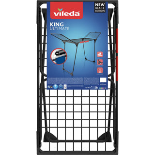 Load image into Gallery viewer, Vileda king ultimate droogrek (black edition) - tafel droogrek - 20 m drooglengte - xxl waslijnen
