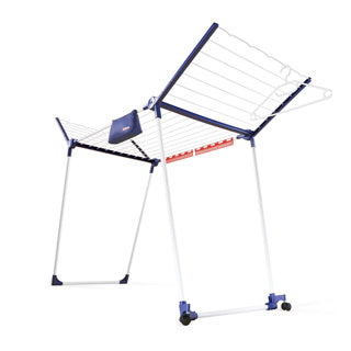Load image into Gallery viewer, Leifheit droogrek pegasus 200 solid deluxe mobile - met wieltjes - 20 m drooglengte
