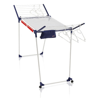 Leifheit droogrek pegasus 200 solid deluxe mobile - met wieltjes - 20 m drooglengte