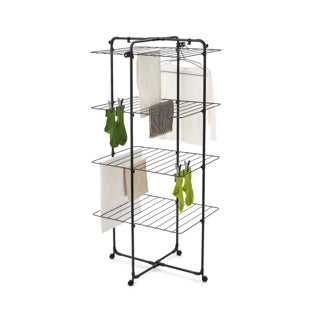 Load image into Gallery viewer, Brabantia hangon droogtoren 30 meter matt zwart
