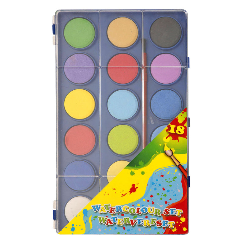 Load image into Gallery viewer, Waterverfset, 18 kleuren

