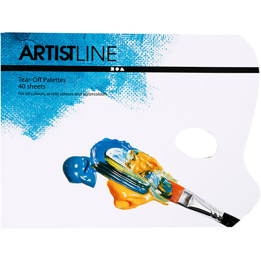 Creativ company afscheurpalet, l: 31 cm, b: 23 cm, wit, 1 stuk