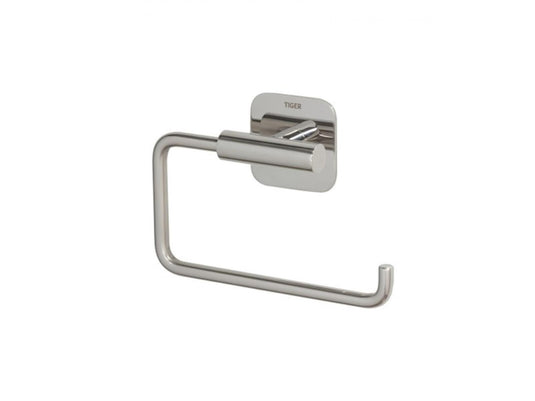 Tiger colar toiletrolhouder zonderklep rvs gepolijst 146x99x34mm