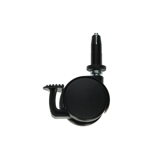 Mack by tente 1058961 - zwenkwiel met enkele wielrem vork pp, met klemhuls 40 mm | 5 stuks
