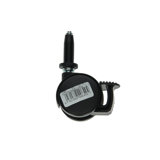 Mack by tente 1058961 - zwenkwiel met enkele wielrem vork pp, met klemhuls 40 mm | 5 stuks