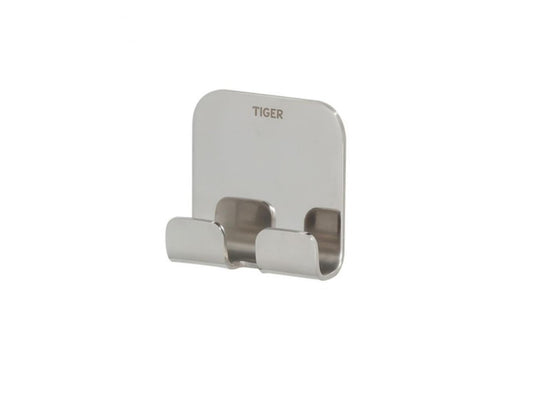 Tiger colar haak dubbel rvs