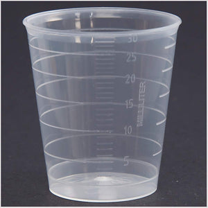 Creotime bekertje met deksel, 30 ml, 75 stuks
