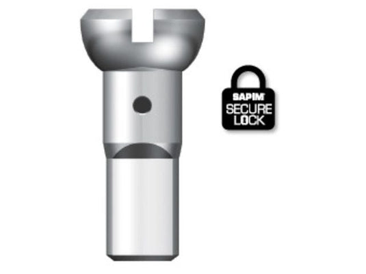 Sapim nippel nippel 14 secure lock zilver werkplaats (500) - 132680
