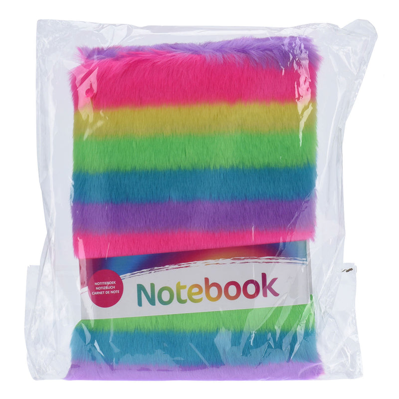 Load image into Gallery viewer, Notitieboek Regenboog Pluche

