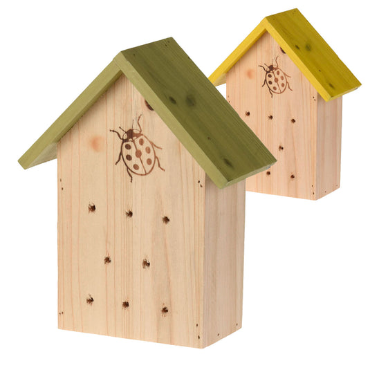 Lieveheersbeestjes hotel hout