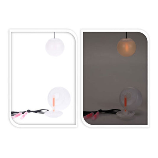 Glow in the dark stuntbal aan koord