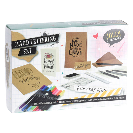 Merkloos sans marque hand lettering starterset