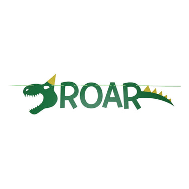 Vlaggenlijn dino roar, 1mtr.