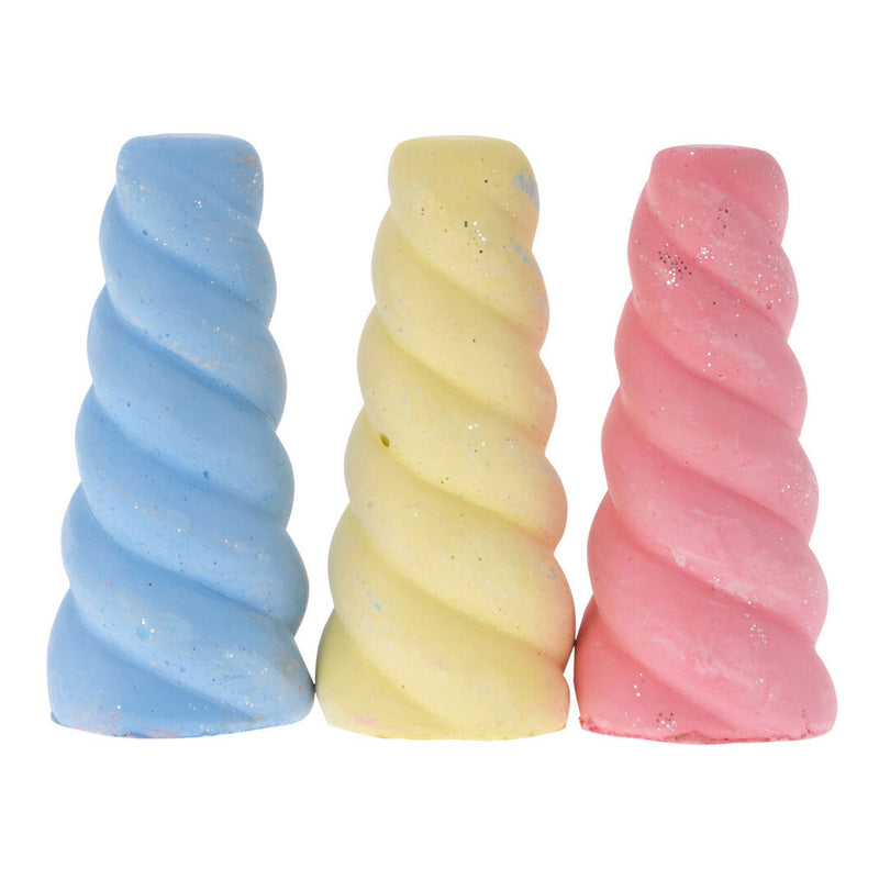 Load image into Gallery viewer, Stoepkrijt glitter eenhoorn, 3st.
