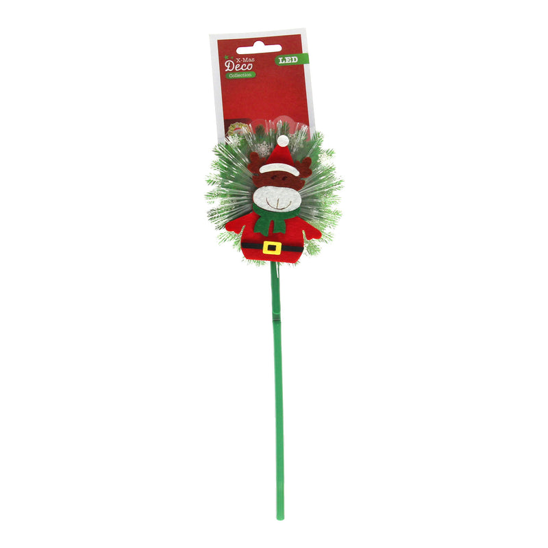 Load image into Gallery viewer, Kerststeker met kerstfiguur led
