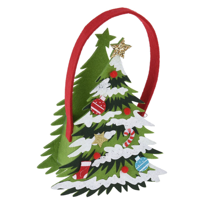 Load image into Gallery viewer, Vilten tasje kerstboom
