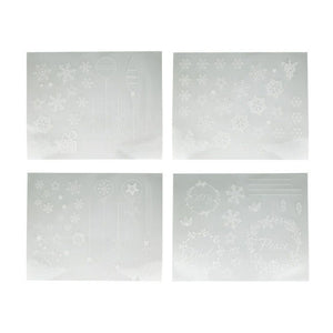 Raamsticker kerst thema