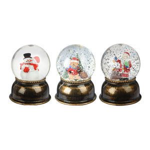 Schudbol kerst met led xl