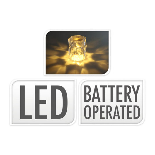 Led theelicht transparant, 12st.