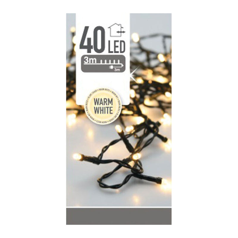 Load image into Gallery viewer, Buiten ledverlichting 40 led - warm white, 300cm
