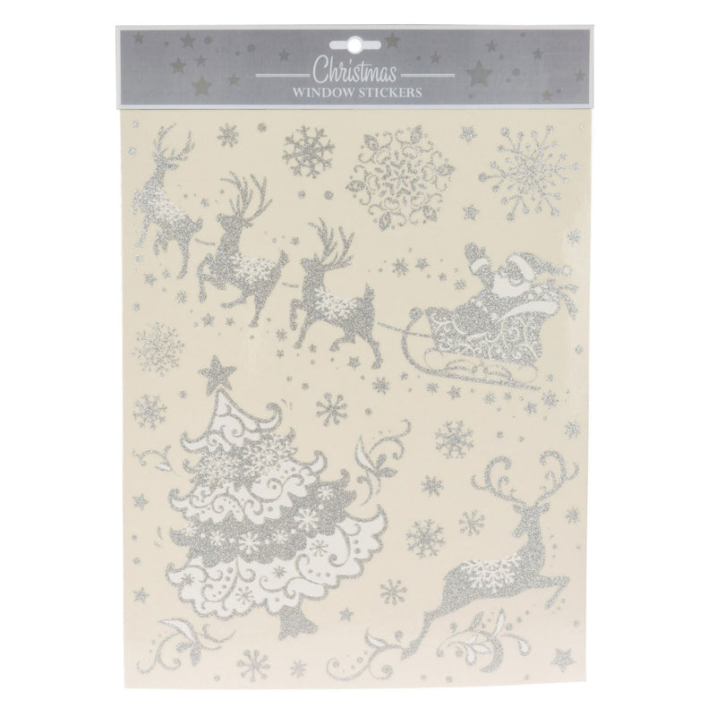 Load image into Gallery viewer, Raamsticker zilver, 42x30cm
