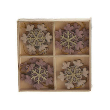 Load image into Gallery viewer, Houten Hangdecoratie Set, 8st.
