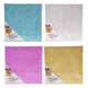 Canvas glitter 15x15cm, set van 12