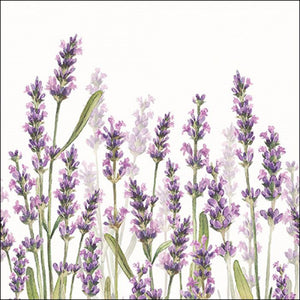 Ambiente servetten lavender shades white 25x25cm