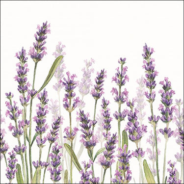 Ambiente servetten lavender shades white 25x25cm