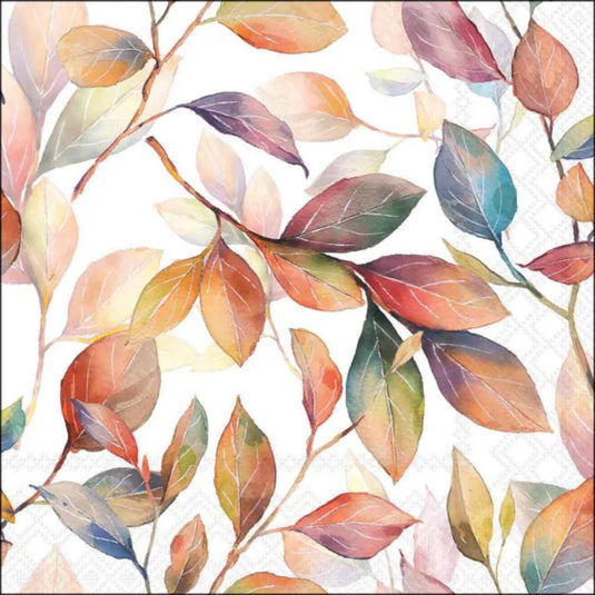 Ambiente servetten colourful leaves 33x33cm papier 100% fsc mix