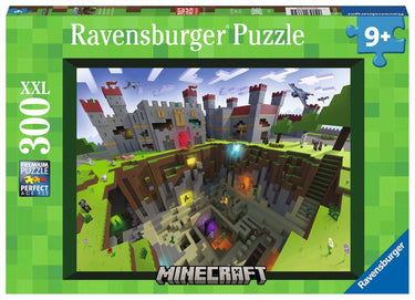 Ravensburger puzzel minecraft cutaway - legpuzzel - 300 xxl stukjes