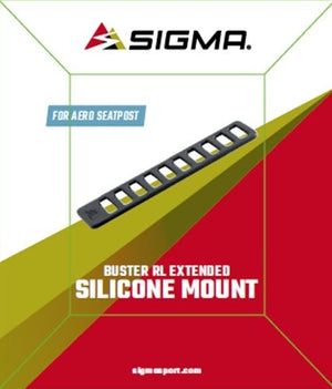 Sigma strap voor buster rl80 150 siliconen zwart